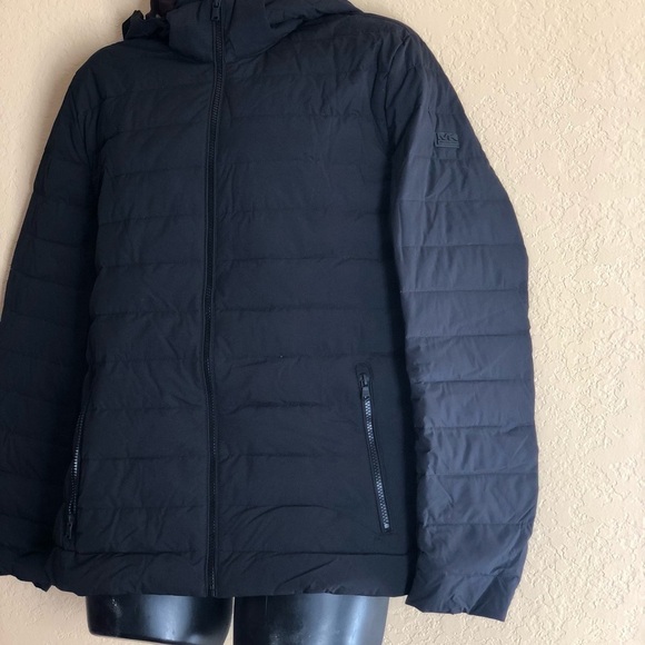 MICHAEL Michael Kors Mens Black Hooded Puff Jacket - Picture 10 of 12